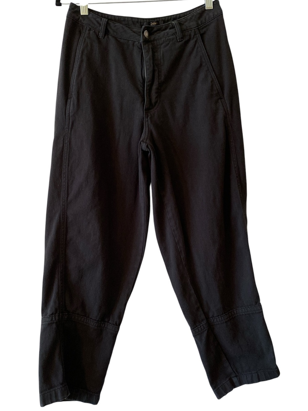 QUINCE Organic Stretch Cotton Twill Barrel Pant